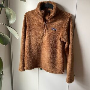 Patagonia Brown Fleece Half-Zip Pullover